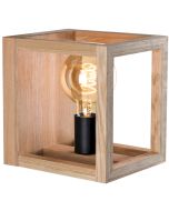 Spotlight Kago 9159174 eikenhouten wandlamp