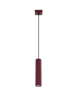 Hanglamp Karbon bordeauxrood 7cm
