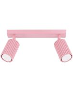 Plafondlamp Karbon roze 30cm