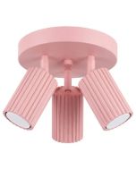 Plafondspot Karbon roze 20cm
