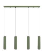 Hanglamp Karbon olijfgroen 81cm