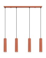 Hanglamp Karbon okerrood 81cm