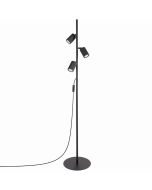 Vloerlamp Karbon zwart 155cm
