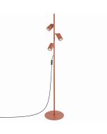 Vloerlamp Karbon okerrood 155cm