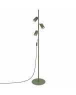 Vloerlamp Karbon olijfgroen 155cm