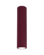 Plafondlamp Karbon bordeauxrood 30cm