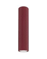 Plafondlamp Karbon bordeauxrood 40cm