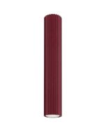 Plafondlamp Karbon bordeauxrood 60cm