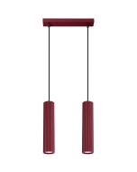 Hanglamp Karbon bordeauxrood 30cm