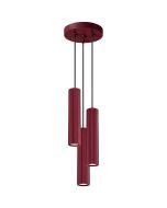 Hanglamp Karbon bordeauxrood 20cm