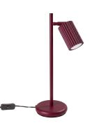 Tafellamp Karbon bordeauxrood 43cm