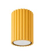 Plafondlamp Karbon geel 7cm