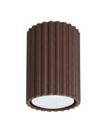 Plafondlamp Karbon bruin 7cm