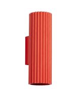 Wandlamp Karbon rood 20cm