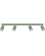 Plafondspot Karbon saliegroen 81cm