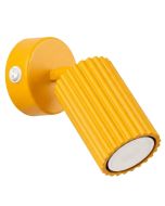 Wandspot Karbon geel 16cm