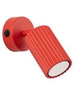 Wandspot Karbon rood 16cm