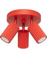 Plafondspot Karbon rood 20cm