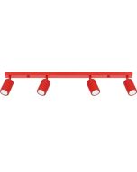 Plafondspot Karbon rood 81cm