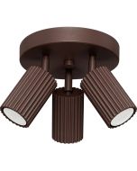 Plafondspot Karbon bruin 20cm
