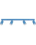 Plafondspot Karbon lichtblauw 81cm
