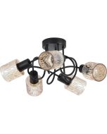 Plafondlamp Knot amber 45cm