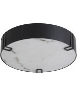 Plafondlamp Marmo LED zwart 35cm
