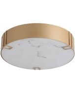 Plafondlamp Marmo LED goud 35cm