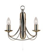 Searchlight Maypole 6342-2AB antiek brons kleurige wandlamp