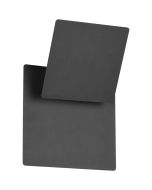 Trio Mio zwarte wandlamp met naar boven gedraaide draaibaar vierkant met LED paneel voor indirect licht