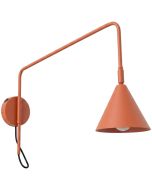 Wandlamp Nox okerrood 61cm