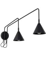 Wandlamp Nox zwart 80cm