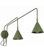 Wandlamp Nox olijfgroen 80cm