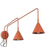 Wandlamp Nox okerrood 80cm