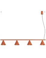 Hanglamp Nox okerrood 122cm