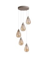 Hanglamp Pear zand 46cm