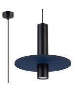 Hanglamp Pelta blauw 30cm