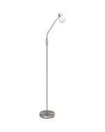 Brilliant Philo G16358/13 vloerlamp nikkel