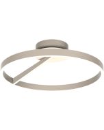 Freelight Pilota PL0930Z zwarte plafonnière met cirkelvormige zwarte ring