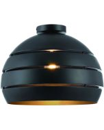 Freelight Djarin PL0640Z zwart met goudkleurige plafondlamp