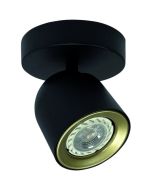 Freelight Solare PL4301Z zwart met gouden spot