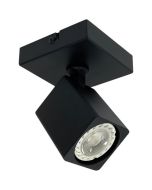 Freelight Quadro Pl3301Z zwarte spot van metaal