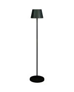 Batterijlamp Pomezia zwart 124cm
