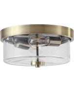 Plafondlamp Preston brons 33cm