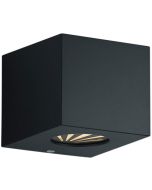 Wandlamp Cordoba zwart 10cm