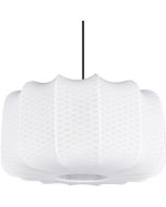 Casalum Madeline R31971901 hanglamp van wit textiel
