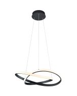 Trio Course R32051132 mat zwarte hanglamp