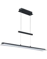 Trio Smash R32421132 mat zwarte in hoogte verstelbare hanglamp