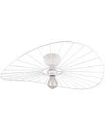 Trio Chapeau R61451031 witte draadstalen plafondlamp