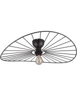 Trio Chapeau R61451032 zwarte draadstalen plafondlamp